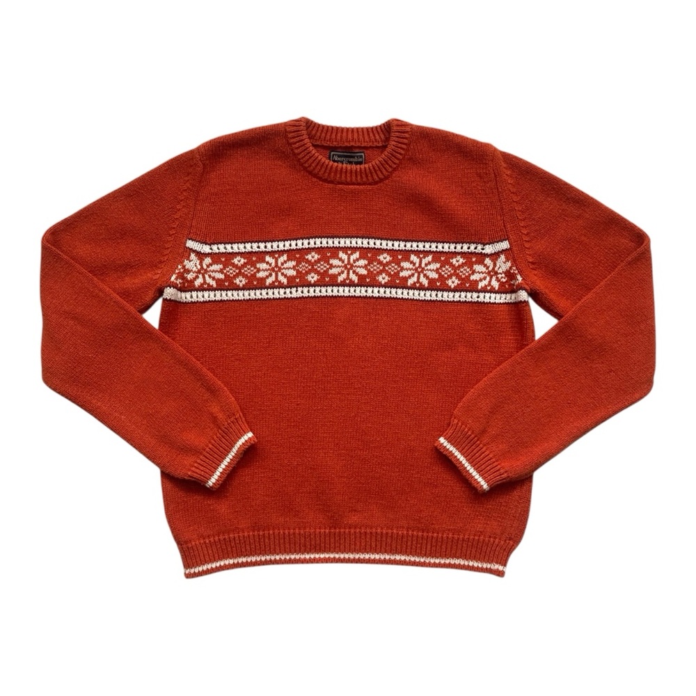 Vintage 90s Abercrombie & Fitch Cotton Sweater 🍊